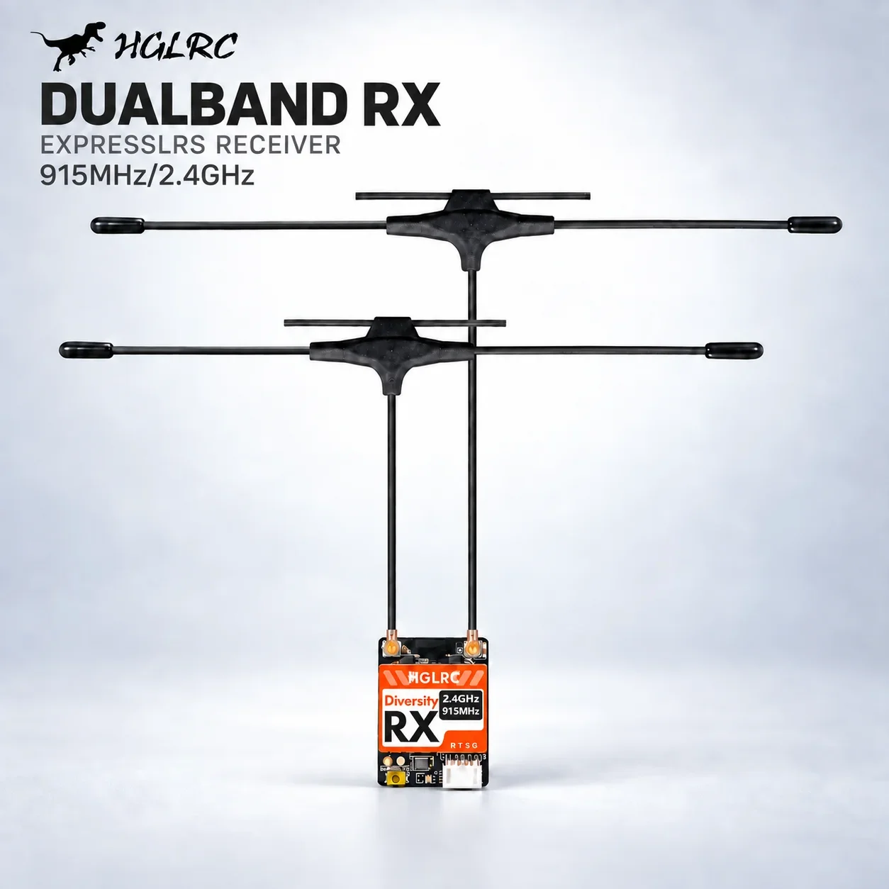 Drone Rc Remote - HGLRC Çift Bantlı RX ExpressLRS Alıcısı,