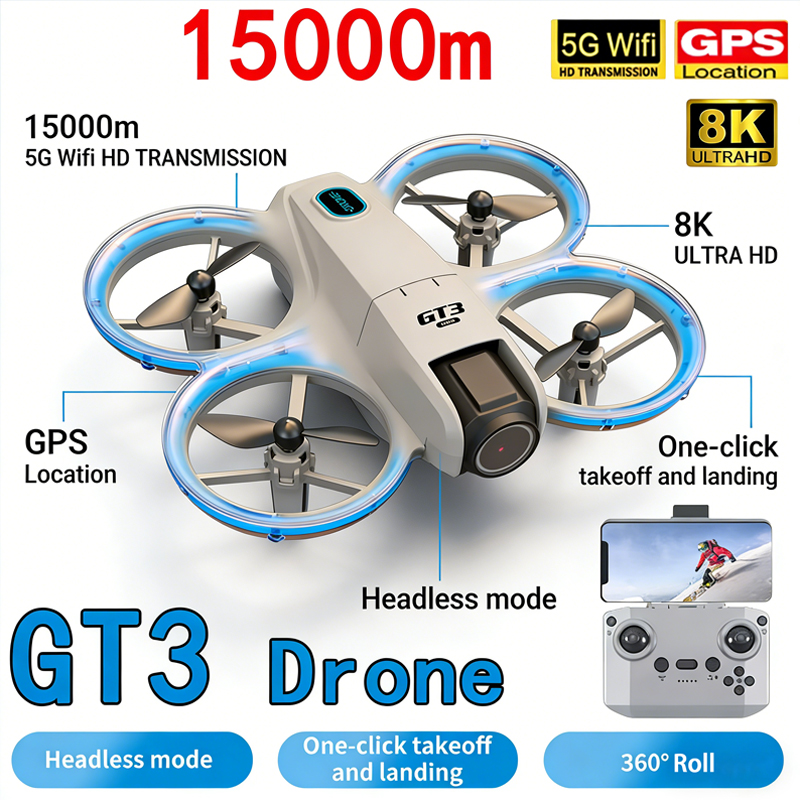 Drone Pro Rc Ufo - Yeni GT3 MAX Drone 8K HD