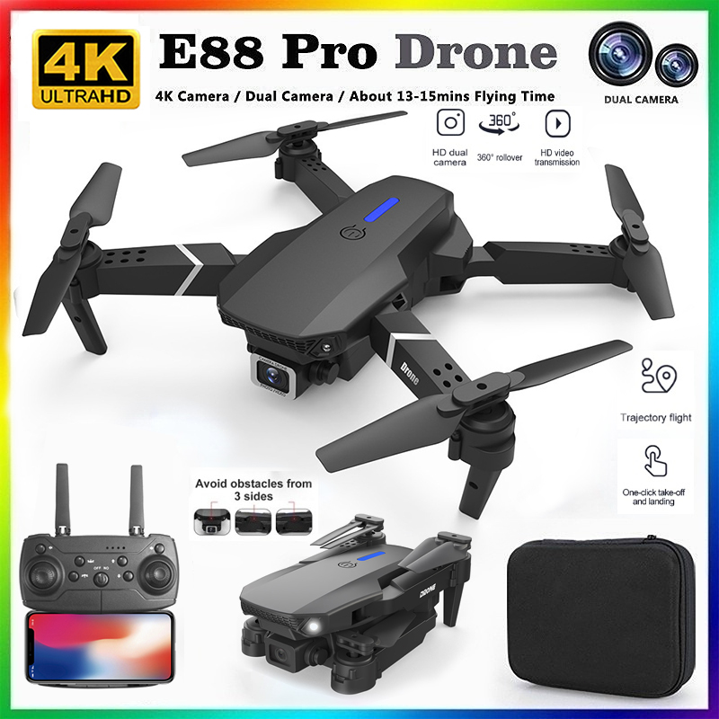 Drone E88Pro Rc 4K - 2026 YENİ E88 Profesyonel HD 4K