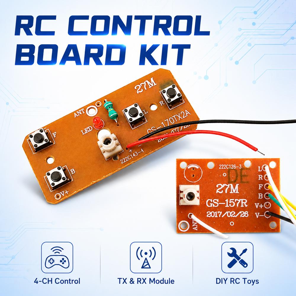 Joystick Rc Drone - 4CH RC Uzaktan Kumanda Devresi PCB