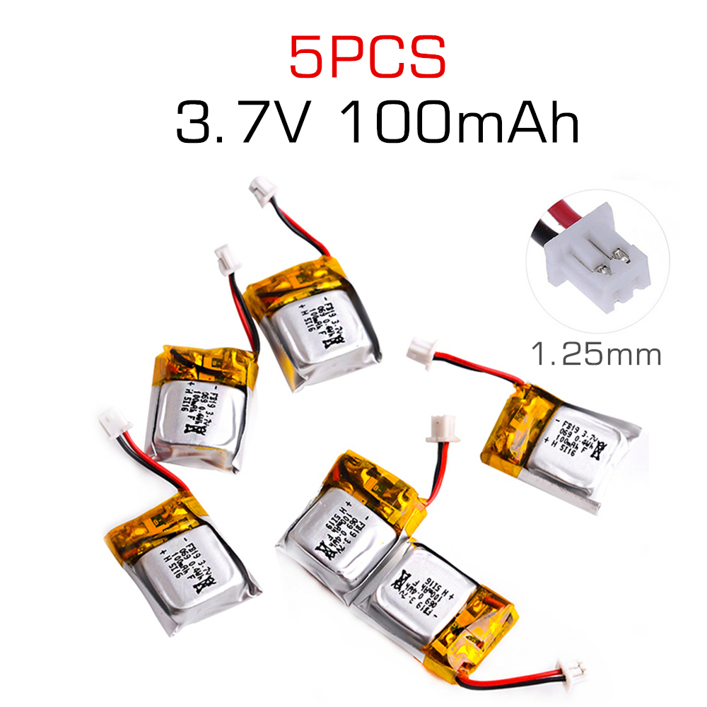 Drone Fq777 Rc Quadcopter - 5 adet 3.7V 100mAh ı ı