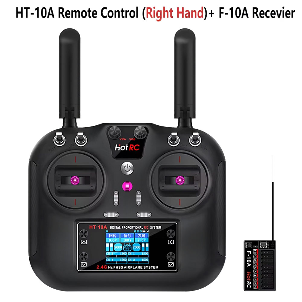 Drone Rc2 - Hotrc HT-10A 2.4G 10CH Verici F10A