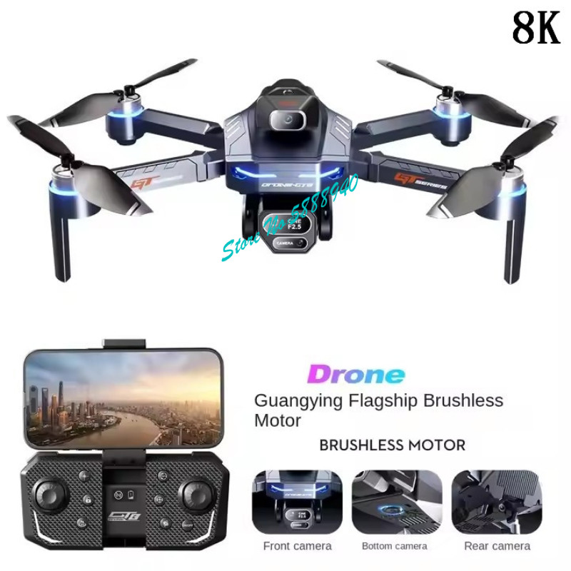 Drone Rc Fpv Manual - Fırçasız 8K ESC Üçlü Kamera WIFI