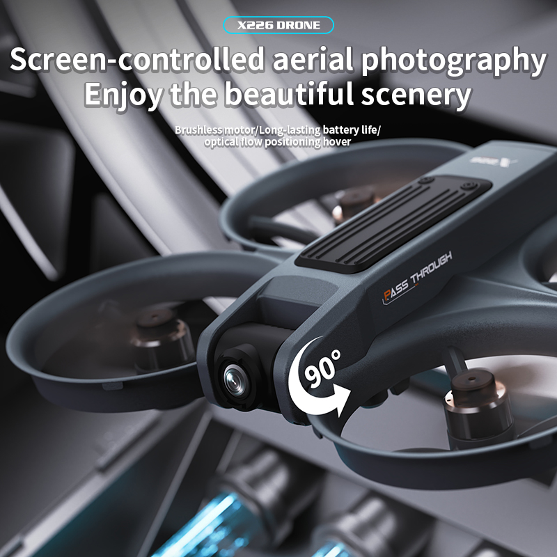 Drone Rc X226 - X226 Drone Profesyonel 4K HD Çift