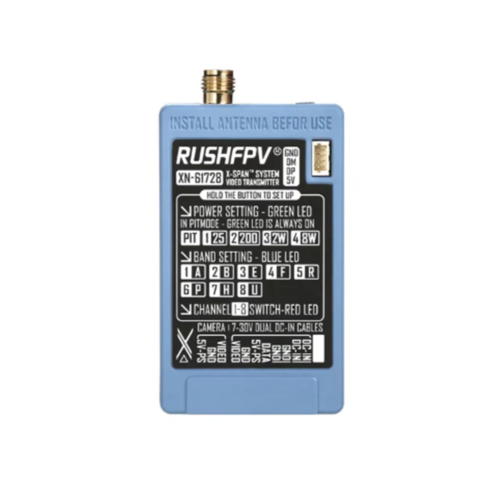 RUSHFPV 6.1‑7.2G 8W X61728 VTX - Rc Transmitter Drone incelemesi ve fiyatı
