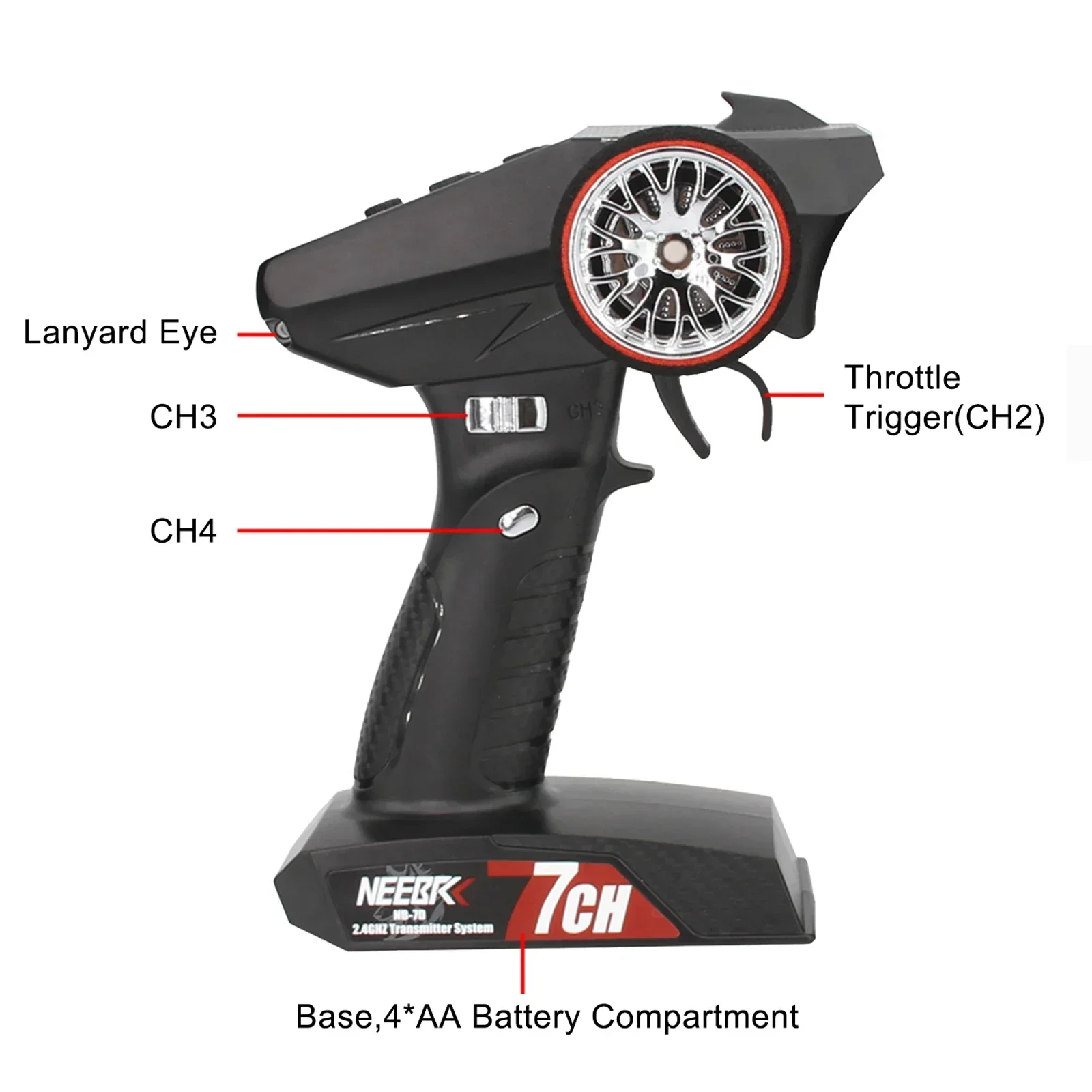 NEEBRC 7CH 2.4 Ghz Radyo Siste - Joystick Rc Drone incelemesi ve fiyatı