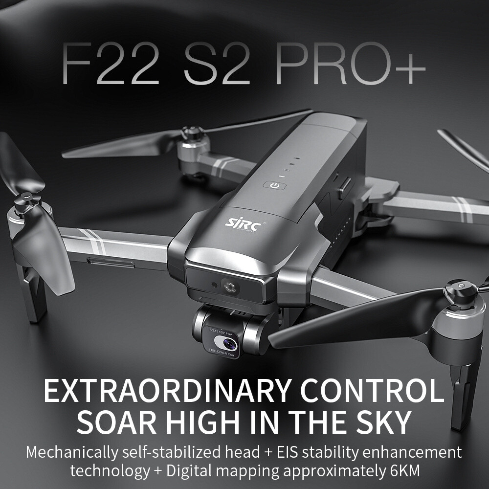 SJRC F22 S2 PRO+ Drone GPS 6KM - Drone Sjrc incelemesi ve fiyatı