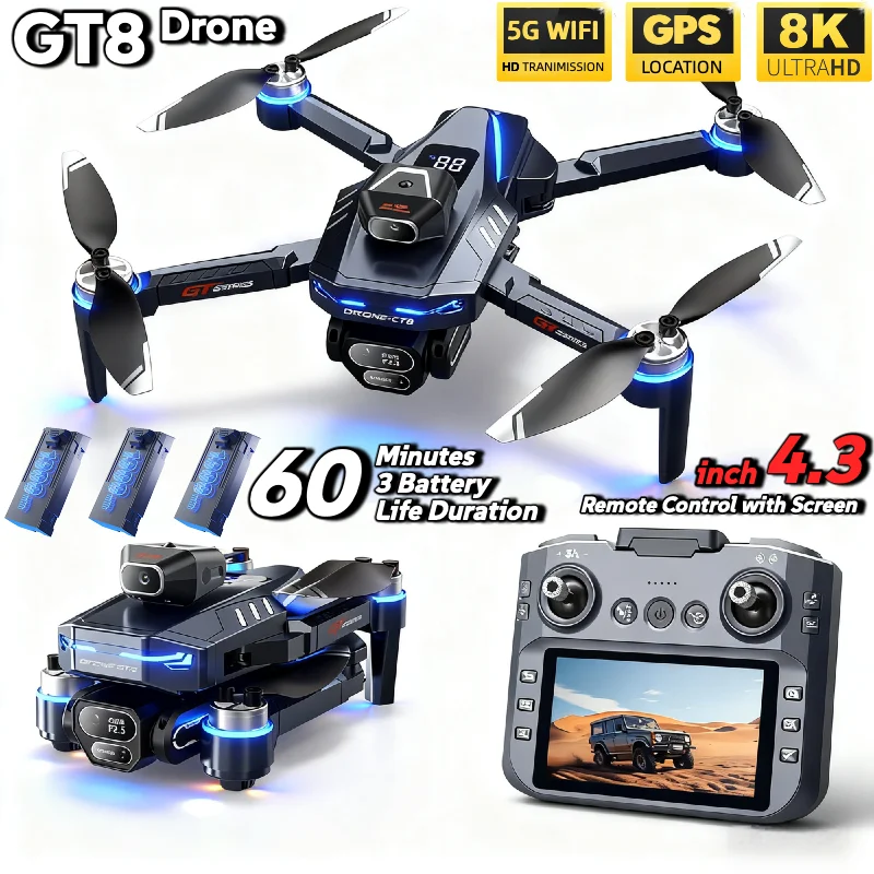 LSRC GT8 Drone 4K Profesyonel  - Drone E88Pro Rc 4K incelemesi ve fiyatı