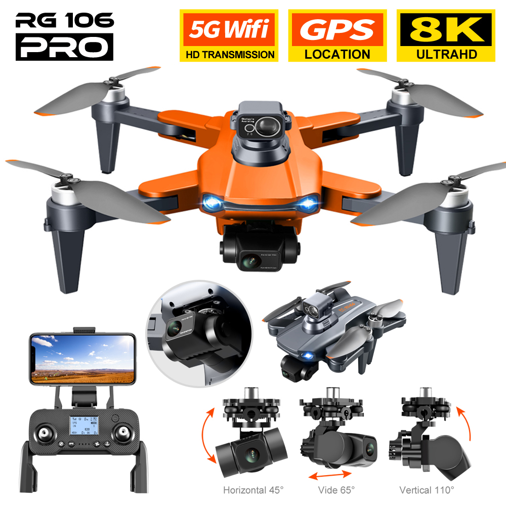 RG106 PRO Drone 8k çift kamera - Drone Rc Fpv Manual incelemesi ve fiyatı
