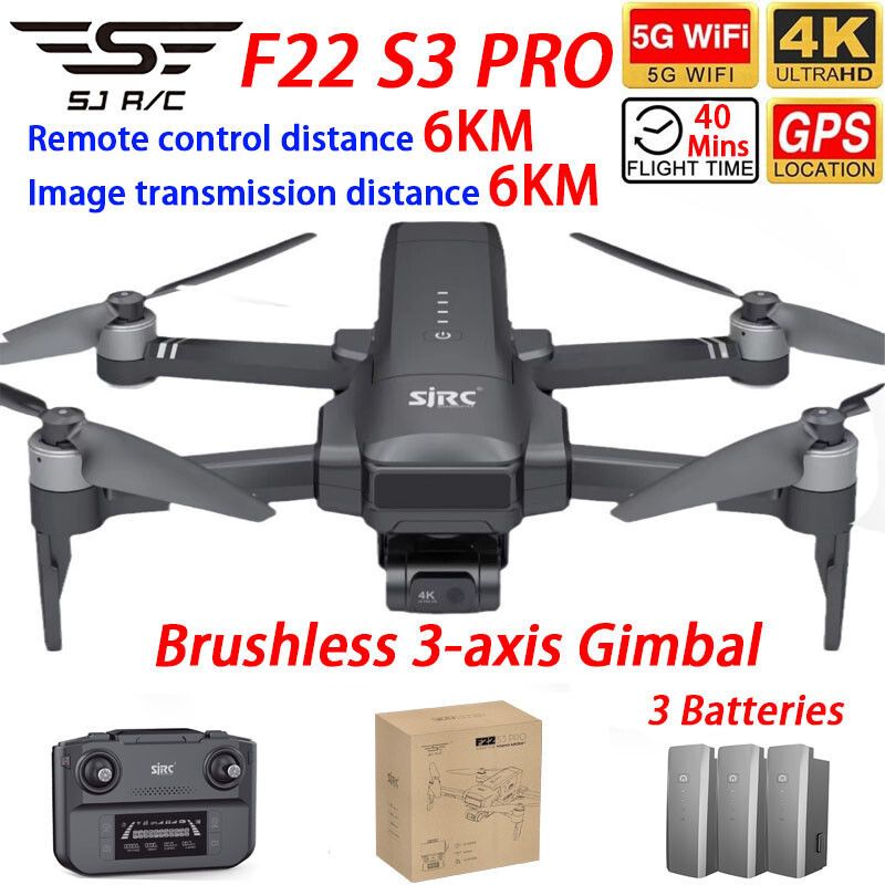 SJRC F22 S3 PRO Drone GPS 6KM  - Drone Sjrc incelemesi ve fiyatı