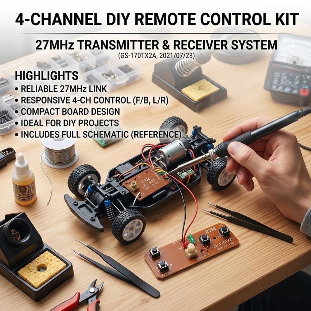 27MHz Uzaktan Kumanda Kiti 4CH - Joystick Rc Drone incelemesi ve fiyatı