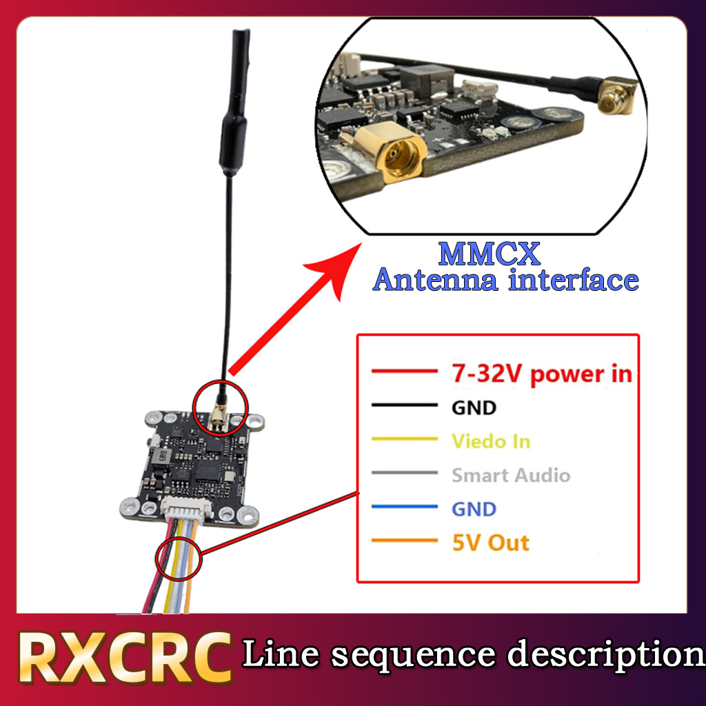 RXCRC 5.8G Modülü 48CH 1.6W VT - Drone Rc Remote incelemesi ve fiyatı