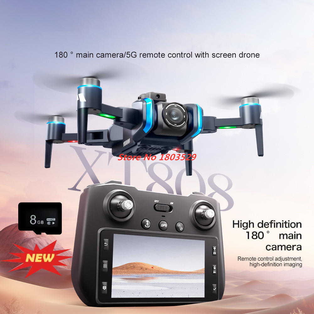 8K Fırçasız Motorlu, Engelden  - Drone Rc Fpv Manual incelemesi ve fiyatı