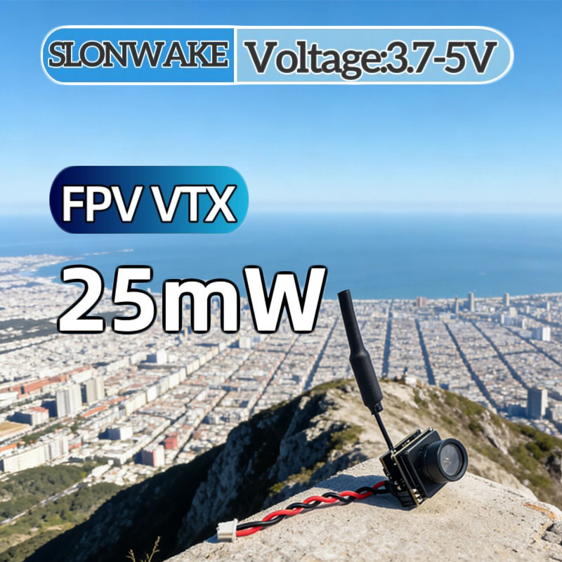 SLONWAKE FPV 25mW güç simülasy - Drone Rc Remote incelemesi ve fiyatı