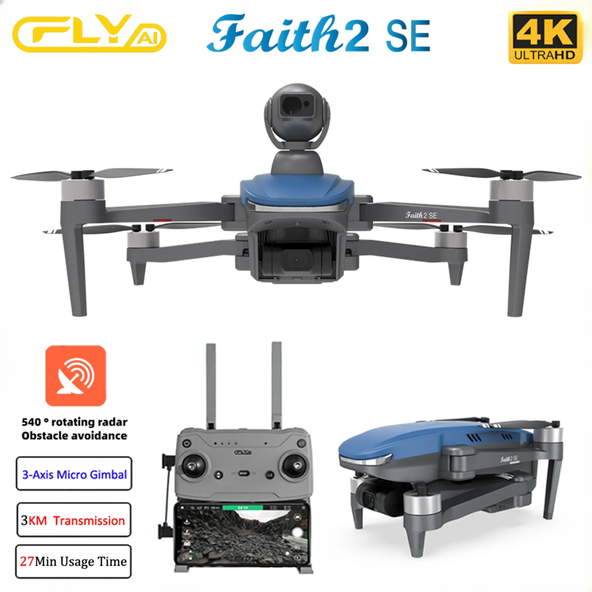 Faith 2 SE 540 ile °   Engelle - Drone Rc Fpv Manual incelemesi ve fiyatı