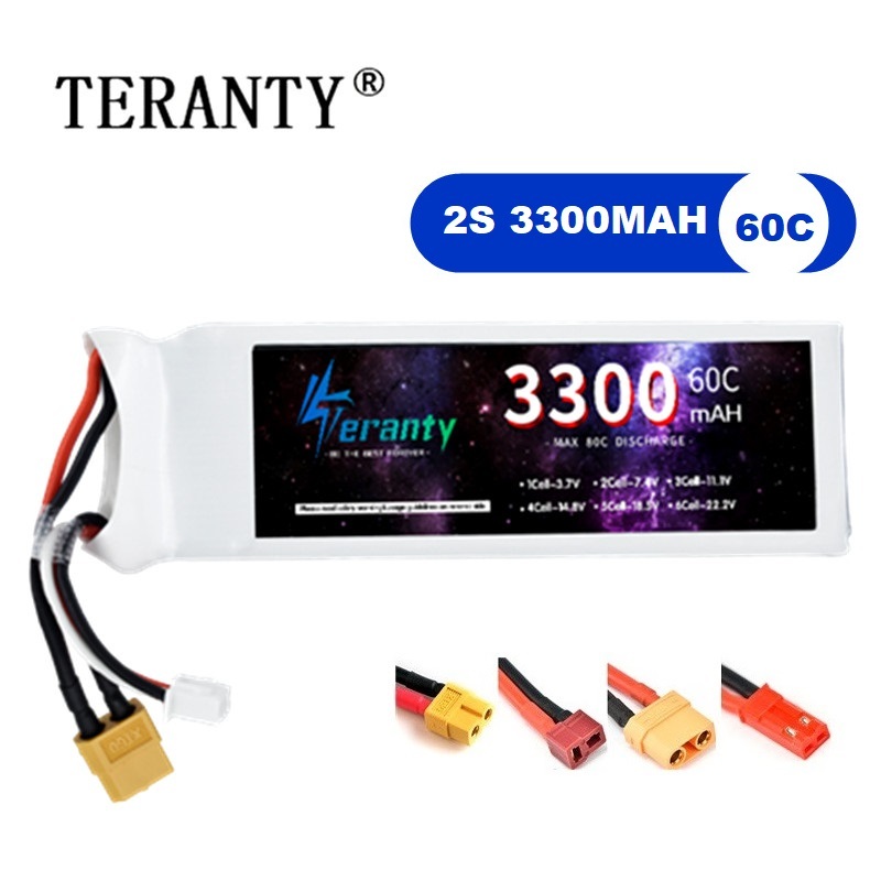 2S 7.4V LiPo Pil 3300mAh 60C A - Drone Lipo Battery incelemesi ve fiyatı