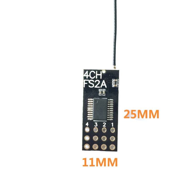 Flysky FS2A Mini Alıcı 4CH AFH - Drone Lipo Battery incelemesi ve fiyatı