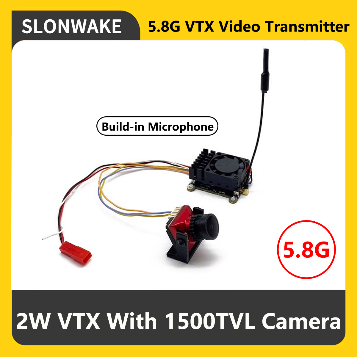 SLONWAKE 5.8G 2000mW FPV VTX V - Drone Rc Remote incelemesi ve fiyatı