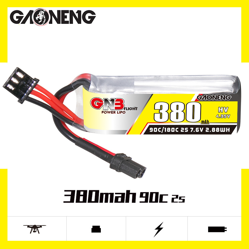 GNB 2S 7.6V 380mAh 90C/180C Li - Drone Lipo Battery incelemesi ve fiyatı