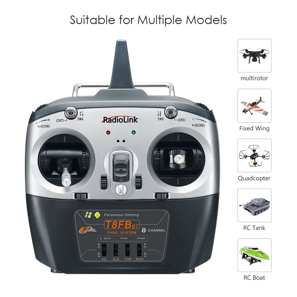 Radiolink T8FB RC Kumanda: 2.4 - Drone Rc Setup incelemesi ve fiyatı