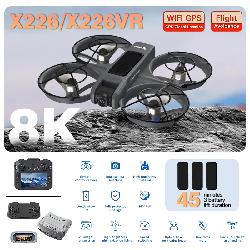 Orijinal X226/X226VR GPS Katla - Drone Rc X226 incelemesi ve fiyatı