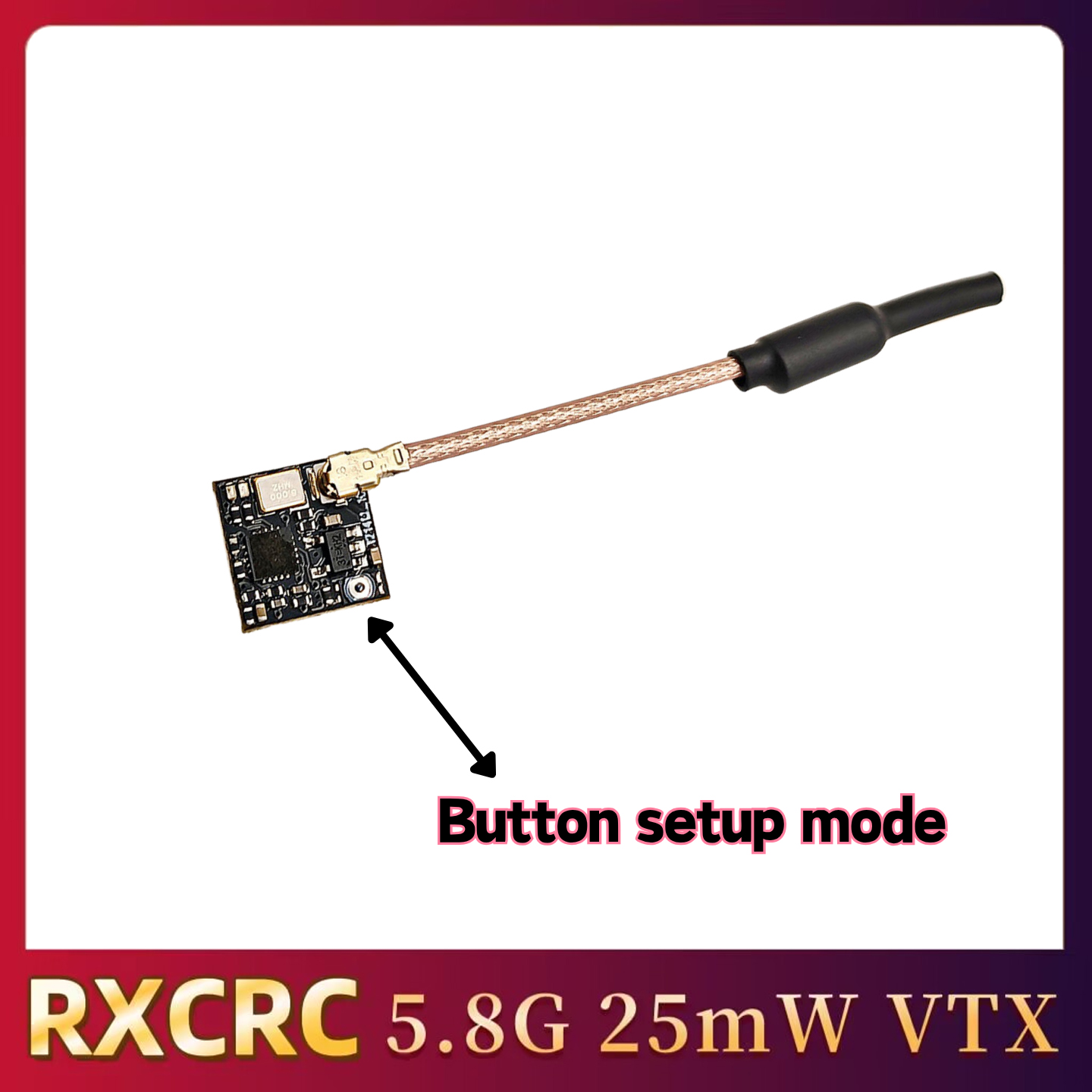 RXCRC 5.8GHz 48CH FPV 25mW Ana - Drone Rc Remote incelemesi ve fiyatı